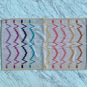 Missoni Home Vera, French Terry Hand Towel, Beige Multi Electrocardiogram Stripe